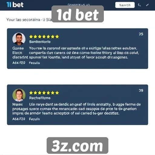 Opiniões de usuários sobre 1d bet